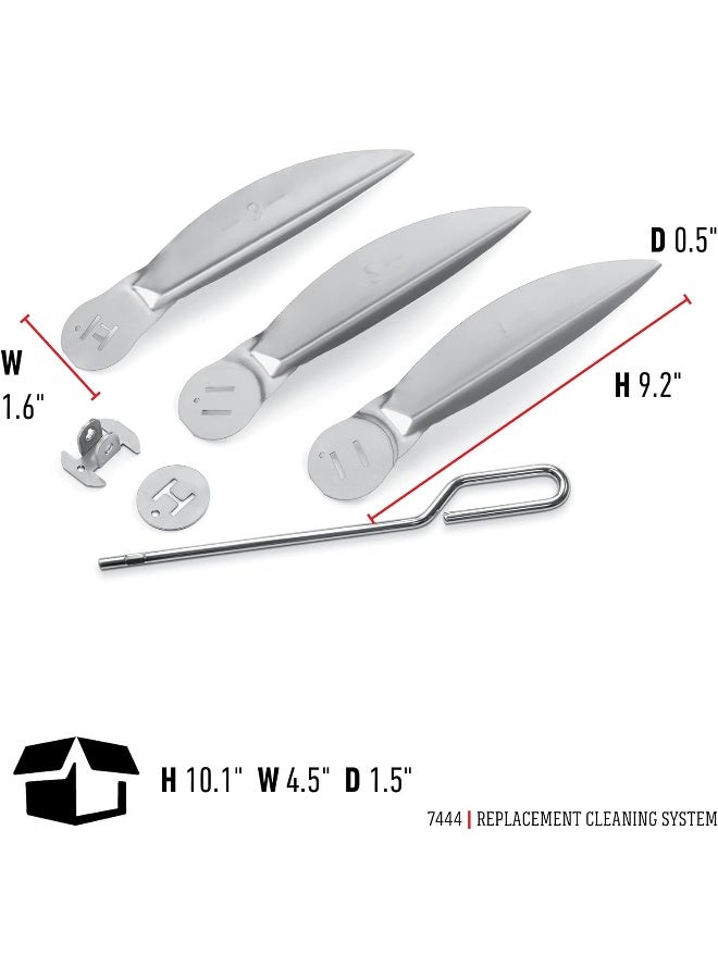 7444 22-1/2-Inch One-Touch Cleaning System Kit For Grills