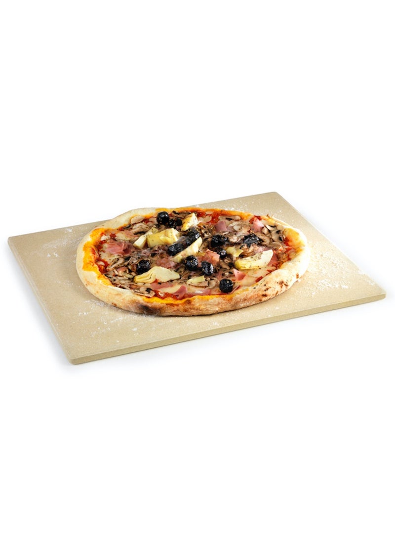 Barbecook universal pizza stone made of refractory clay 43x35x1.2cm