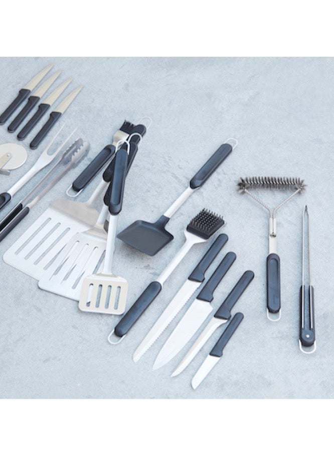 Barbecook Olivia stainless steel straight brush black 42.5cm