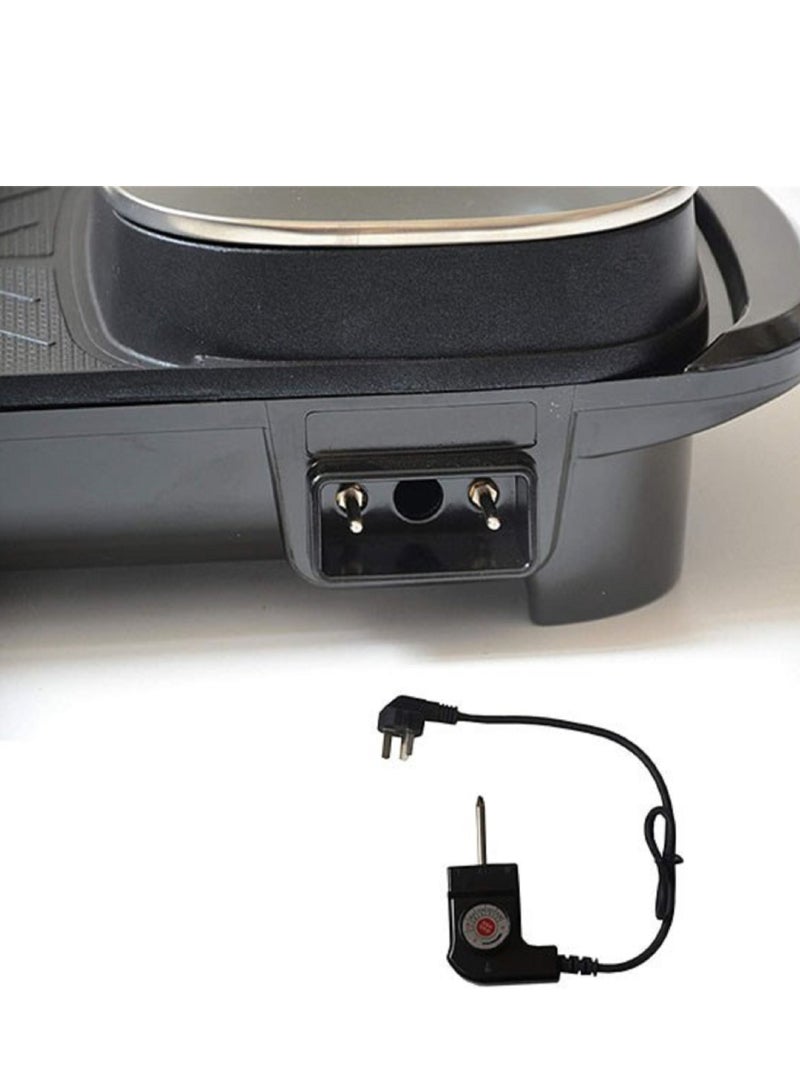 Multifunction Portable Electric Barbeque Grill Smokeless Non-Stick Roasting Barbecue Pan And Hot Pot