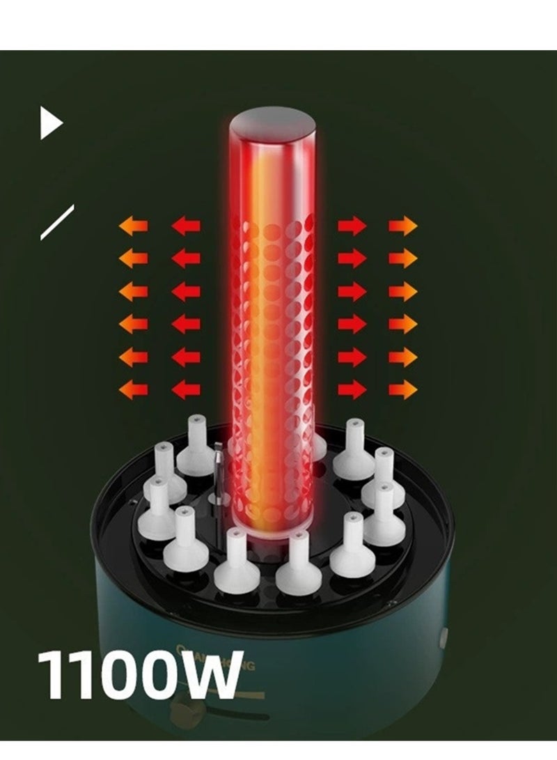 BBQ machine smokeless electric barbecue stove automatic rotating barbecue machine electric BBQ stove household barbecue stove barbecue pot