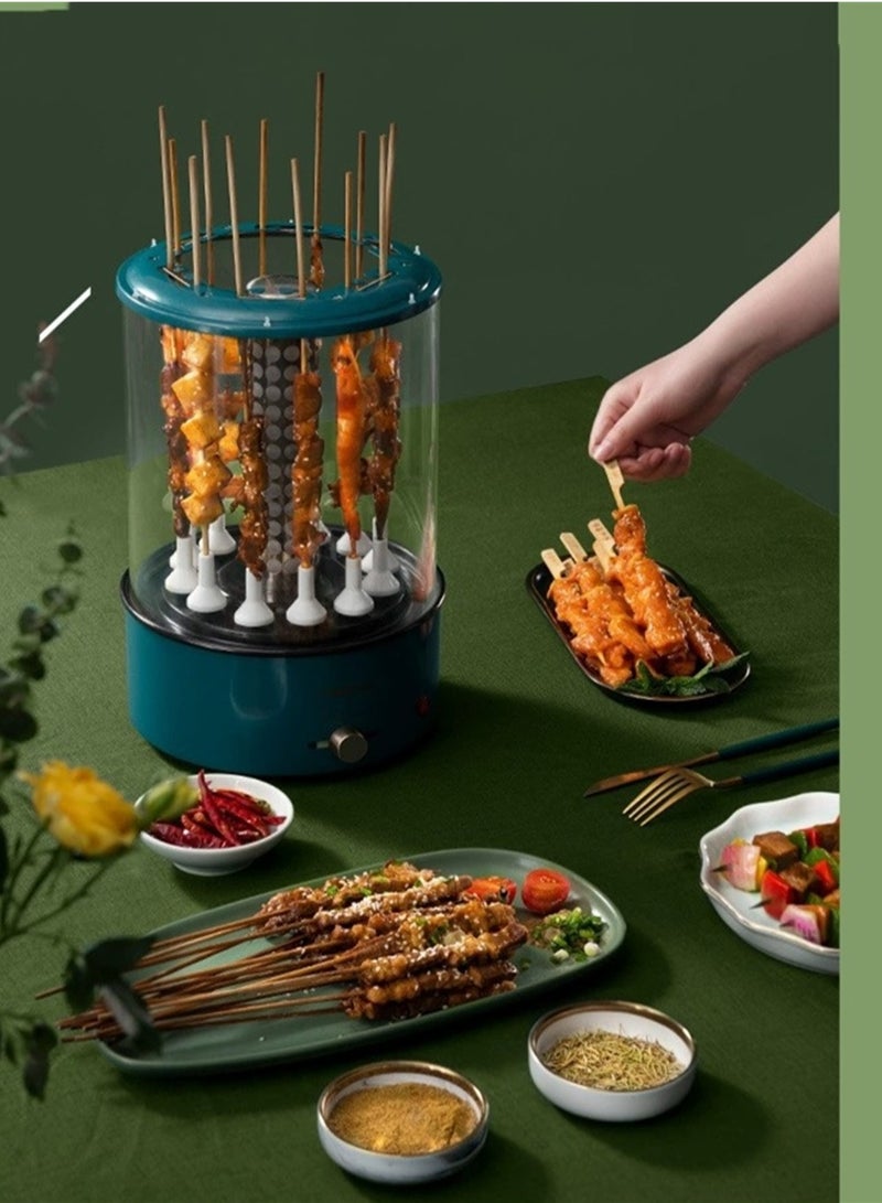 BBQ machine smokeless electric barbecue stove automatic rotating barbecue machine electric BBQ stove household barbecue stove barbecue pot