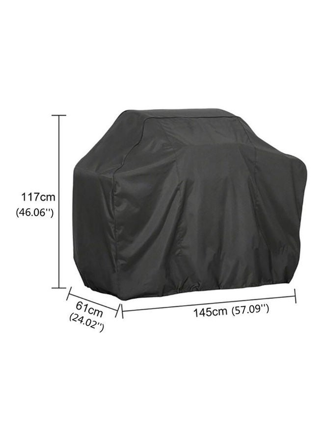 Waterproof  Grill Cover Black 145cm