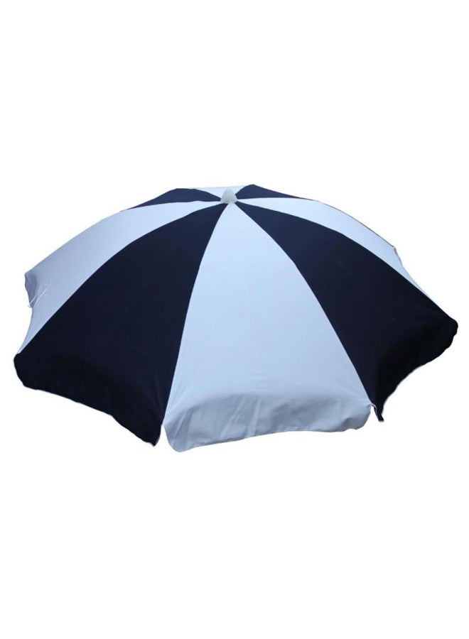 Heavy Duty Foldable Tilt Umbrella Navy Blue/White