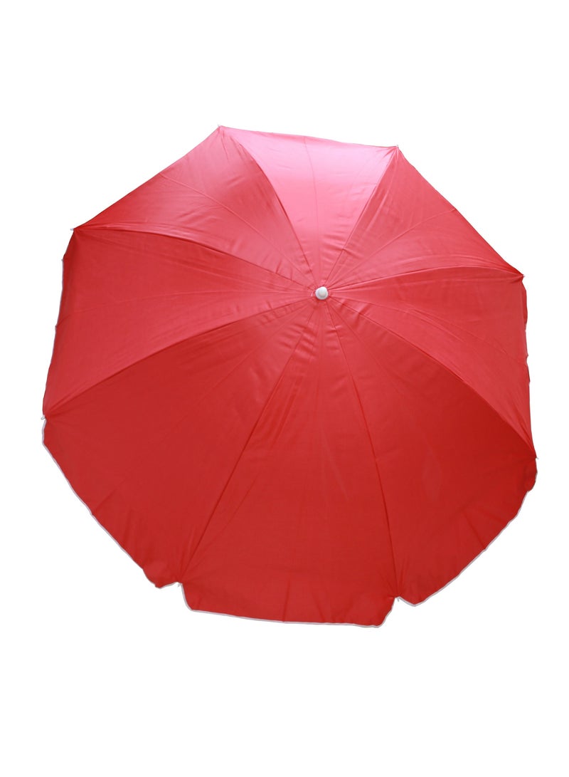 Red Colour Beach Umbrella