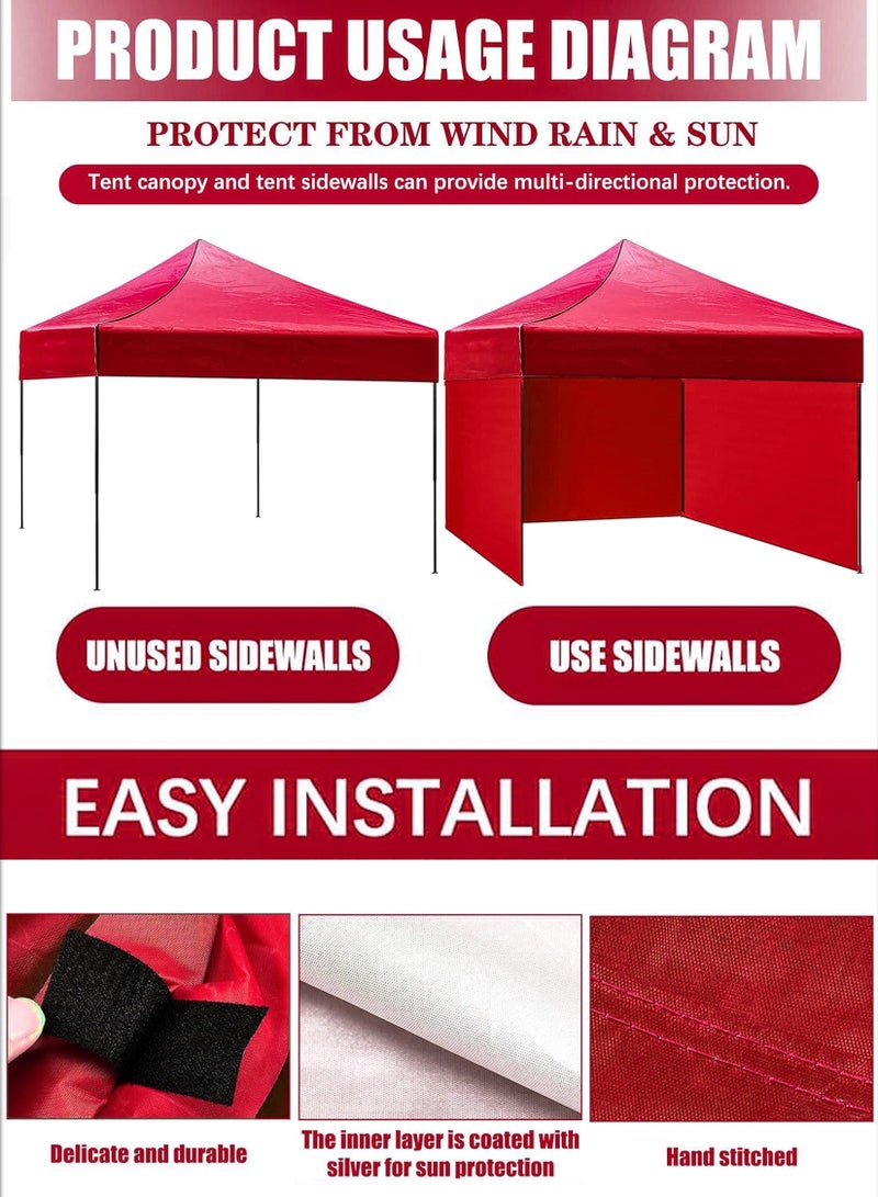 Portable 3x3m Steel Frame Ground Tent – Waterproof, UV Protected Canopy for Outdoor Events, Parties, and Camping