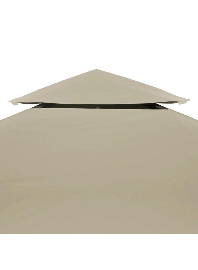 Gazebo Cover Canopy Replacement 310 g / mBeige 3 x 3 m