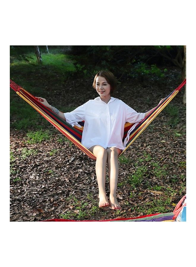 Single Canvas Thickening Hammock Multicolour