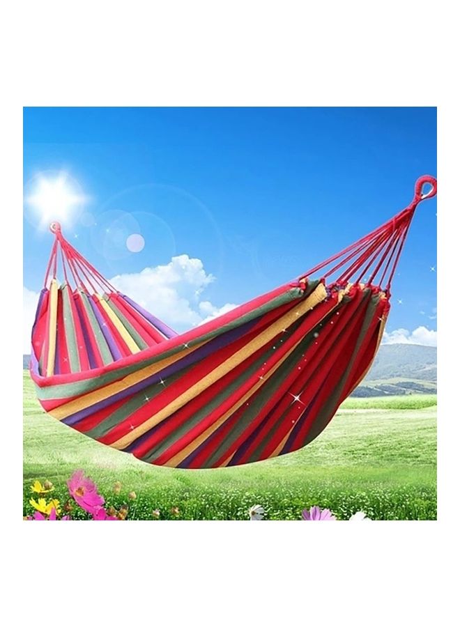 Outdoor Thick Canvas Leisure Hammock Multicolour