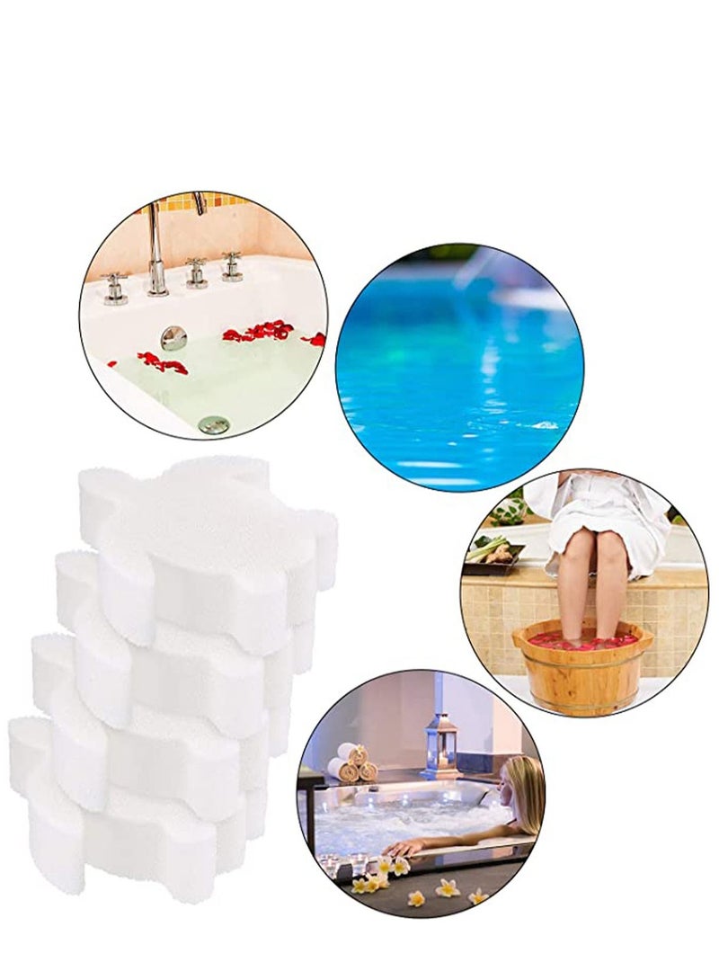 24 Pieces Oil Absorbing Scum Sponge for Hot Tub, Swimming Pool and Spa