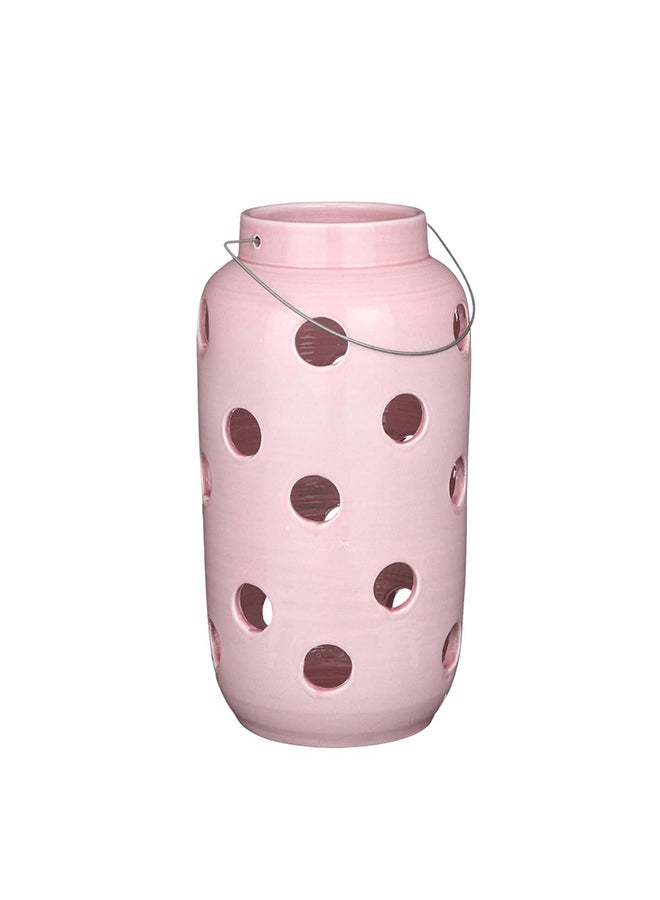 Arena  Ceramic Lantern (L)-Pink