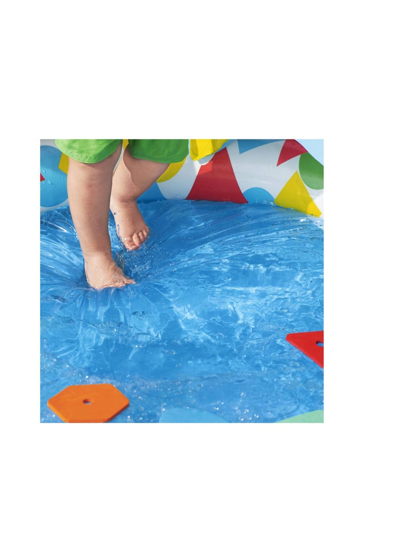 Bestway Splash & Learn Kiddie Pool (120 x 117 x 46 cm)