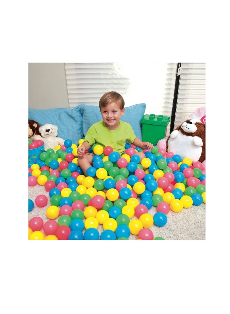 Bestway Splash-N-Play 100 Bouncing Balls (6.5 cm, Multicolored)