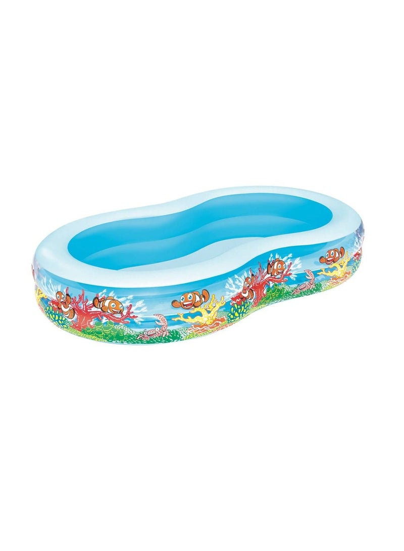 Bestway Play Pool Set (261.6 x 45.7 x 157.5 cm, Multicolored)