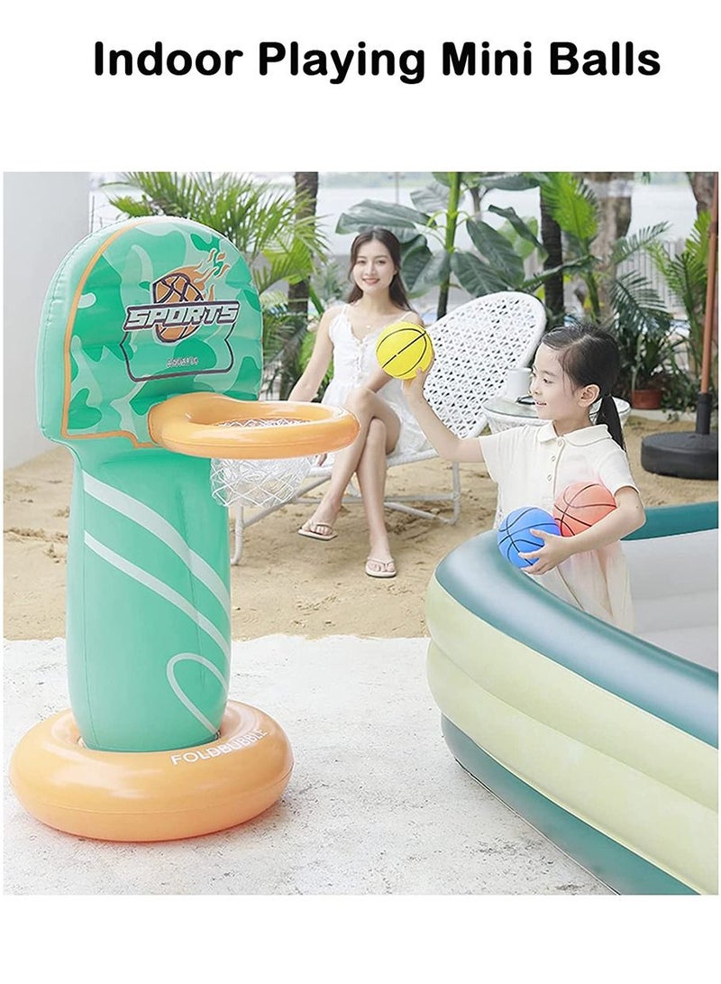 Inflatable Pool SELF Inflating Large Kiddie Pool Above Ground Swimming Pools for Adults and Kids Pools