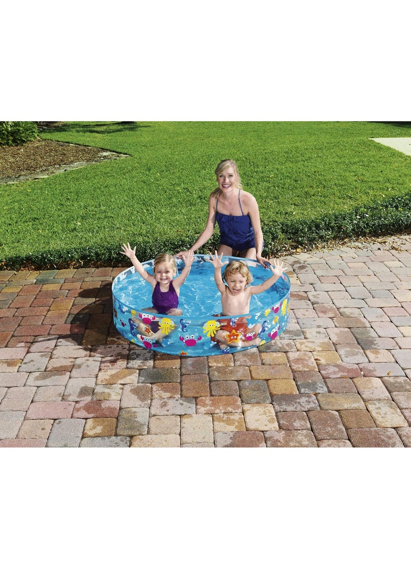 Swimming Pools Family Pools Children's Pools 1.22m x 0.25m Blue