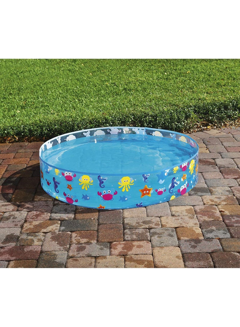 Swimming Pools Family Pools Children's Pools 1.22m x 0.25m Blue