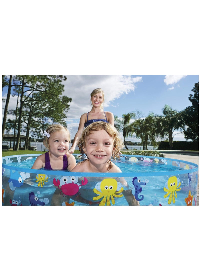 Swimming Pools Family Pools Children's Pools 1.22m x 0.25m Blue