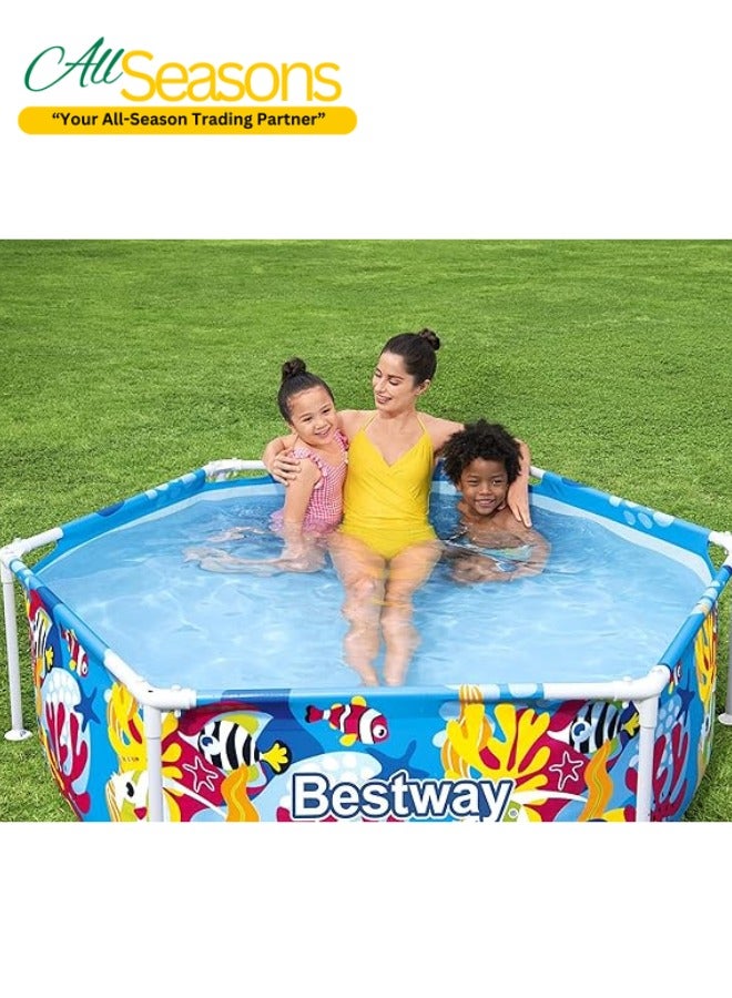 Bestway portable swimming pool - Steel Pro Max Pool Set 1.83M - kids swimming pool - swimming pool for garden - swimming pool for home - garden decor