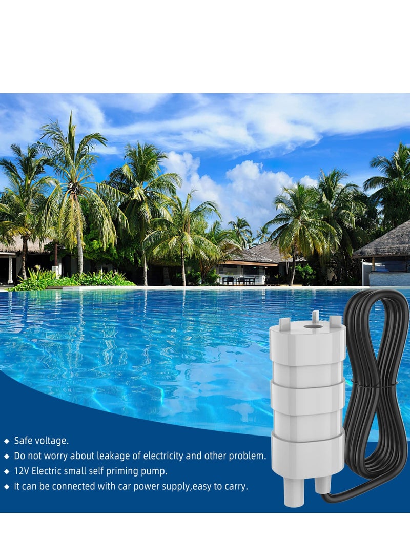 Submersible Water Pump ,DC 12V ,High Flow 3A 840 L/H ,Micro Motor Water Pump for Motor Homes, Ponds, Aquariums, and Fountains