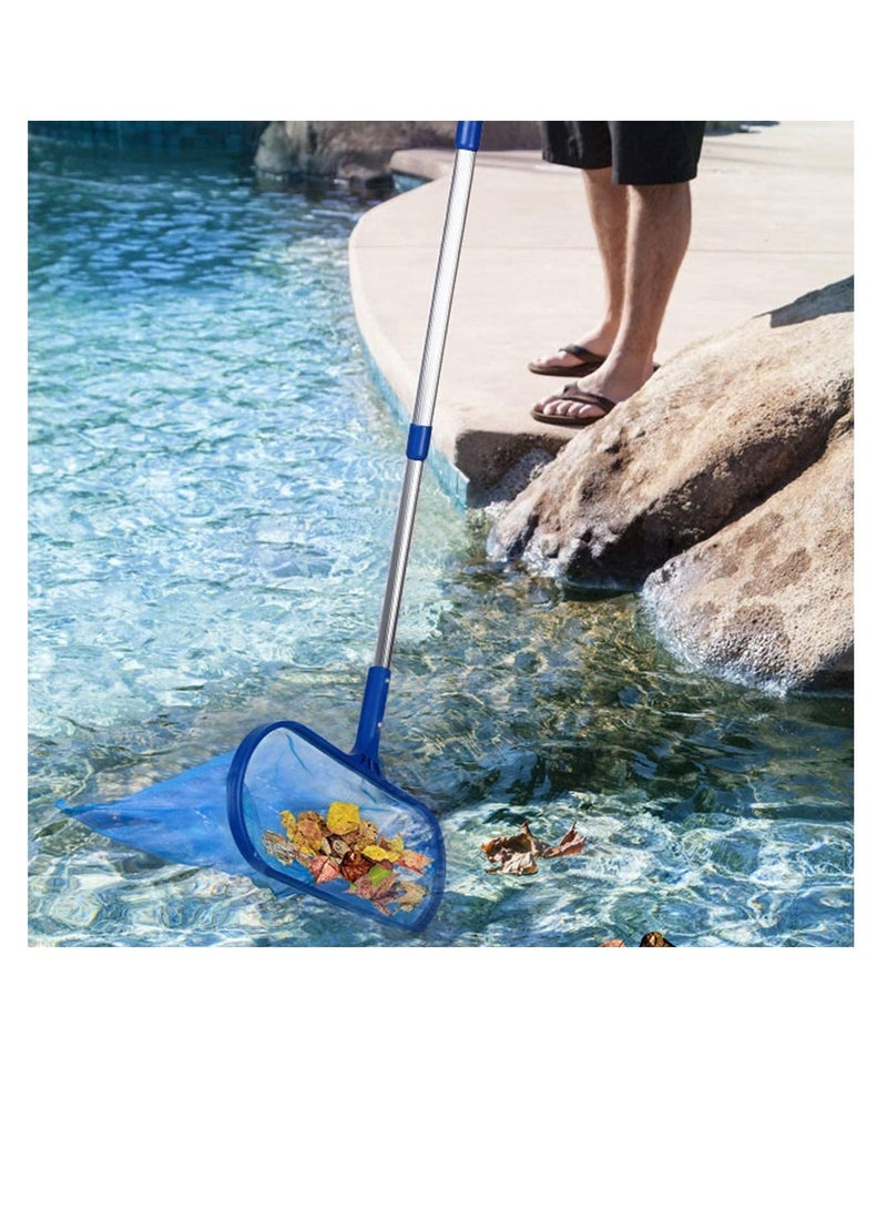wimming Pool Deep Leaf Net Pools Spas Skimmer Hot Tub With Telescopic pole, Fine Mesh Net, Sturdy Frame, Strong Grip Handle, Pole Swimming For Garden Pond, Fountain, And Spa