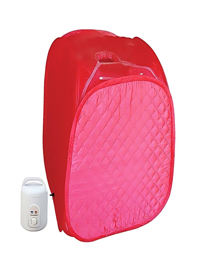 Portable Steam Sauna Red/Pink/White