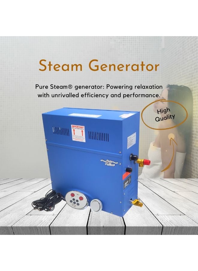 6KW Steam Bath Generator for Sauna Steam Room Home and Commercial SPA