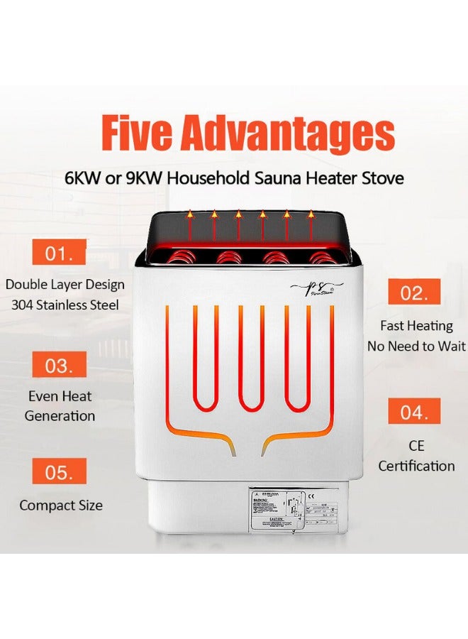 4.5KW Sauna Heater with Digital Controller