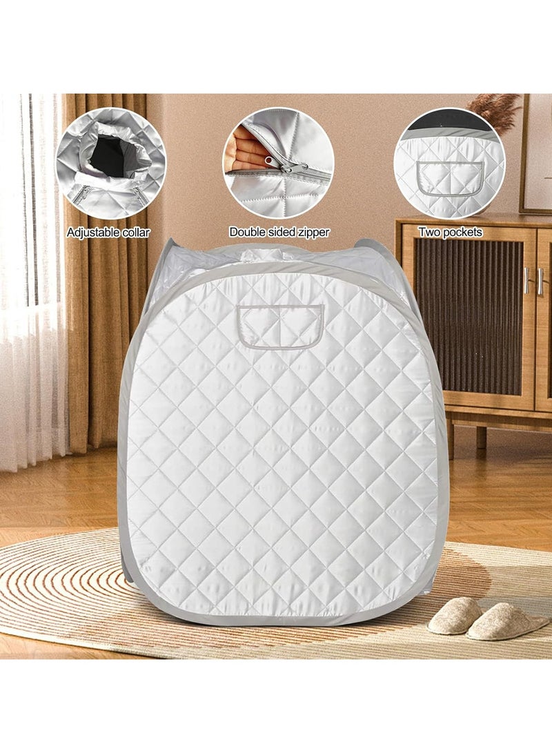 Portable Sauna Tent, Foldable One Person Full Body Spa for Weight Loss Detox Therapy Without Steamer