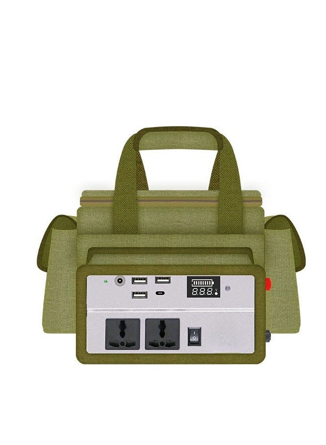 Portable Power Plant 350W boasts a compact design and includes a portable generator powered by a 350Wh 110V/35000mAh lithium backup battery, making it perfect for outdoor camping adventures