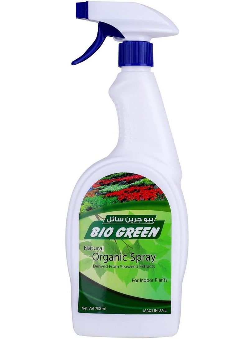 Bio Green Seaweed Extract Indoor Plants Organic Spray Fertilizer 750 ML