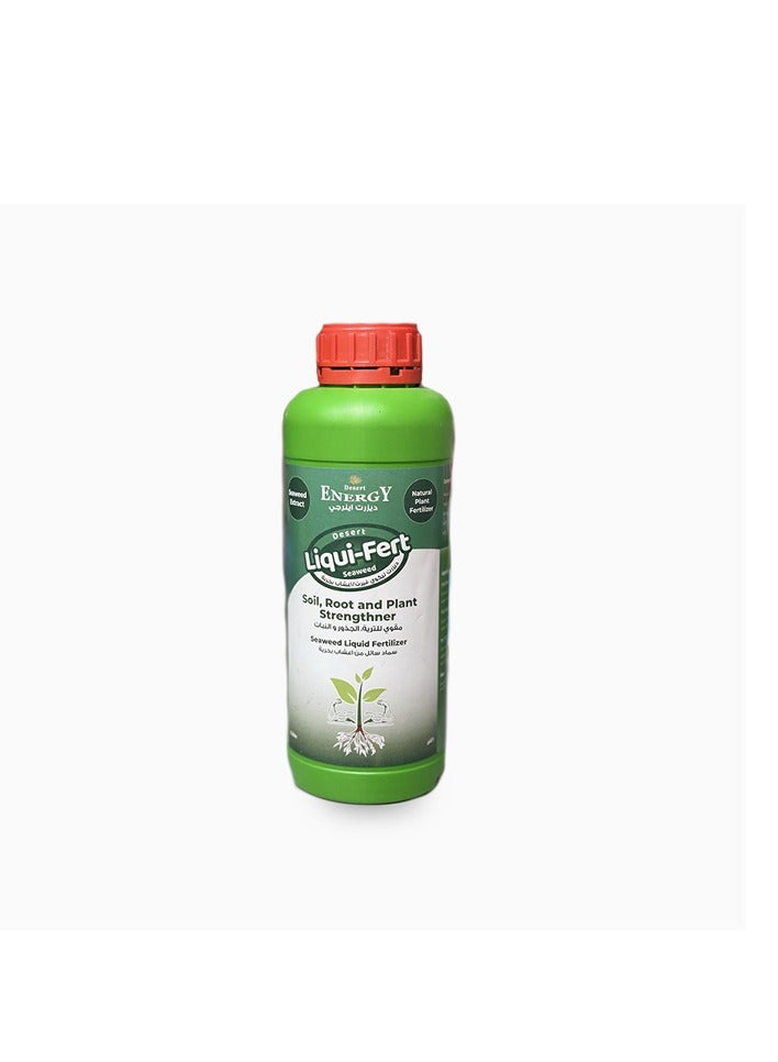 Desert Energy Seaweed Liquid Fertilizer 1-Ltr for Roots, Soil And Plant Stronger