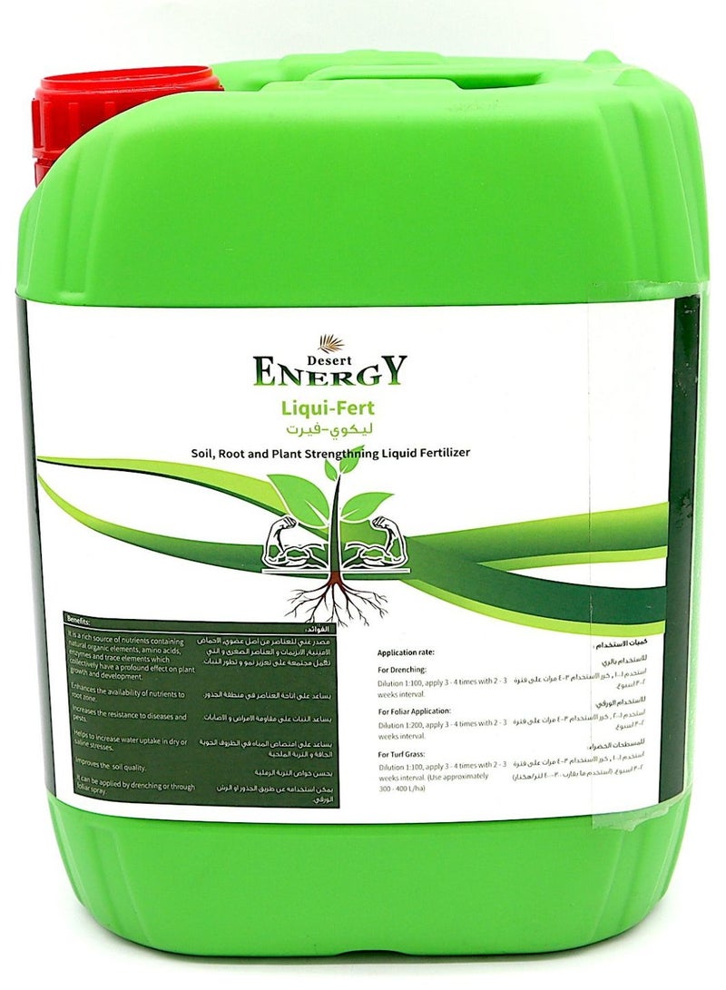 Desert Energy Seaweed Liquid Fertilizer 5Ltr For Soil, Roots And Plants Strengthning, Growthing