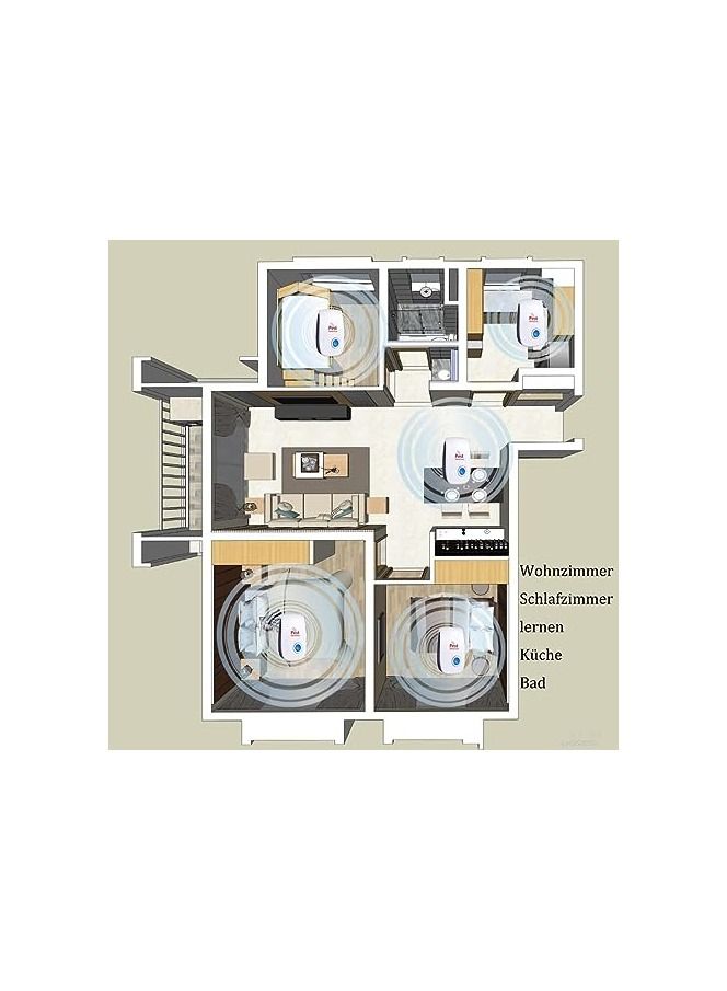 Ultrasonic Pest Repeller,Electronic pest control Insect Against   Mosquito,Cockroach,Mice,Spider,Flies Effective Rodent Repellent,No Smell,No Hazard,100 percent Safe for Humans and Animals