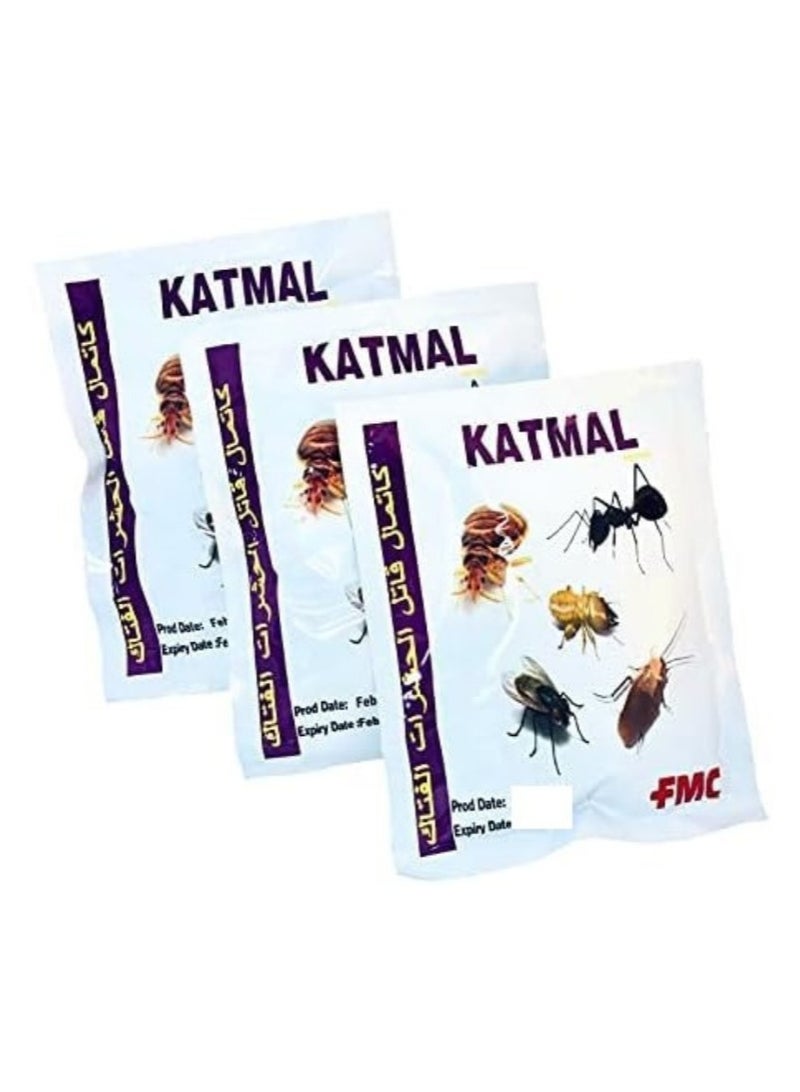 Katmal Bed Bug Powder 3 Packs  3x100g