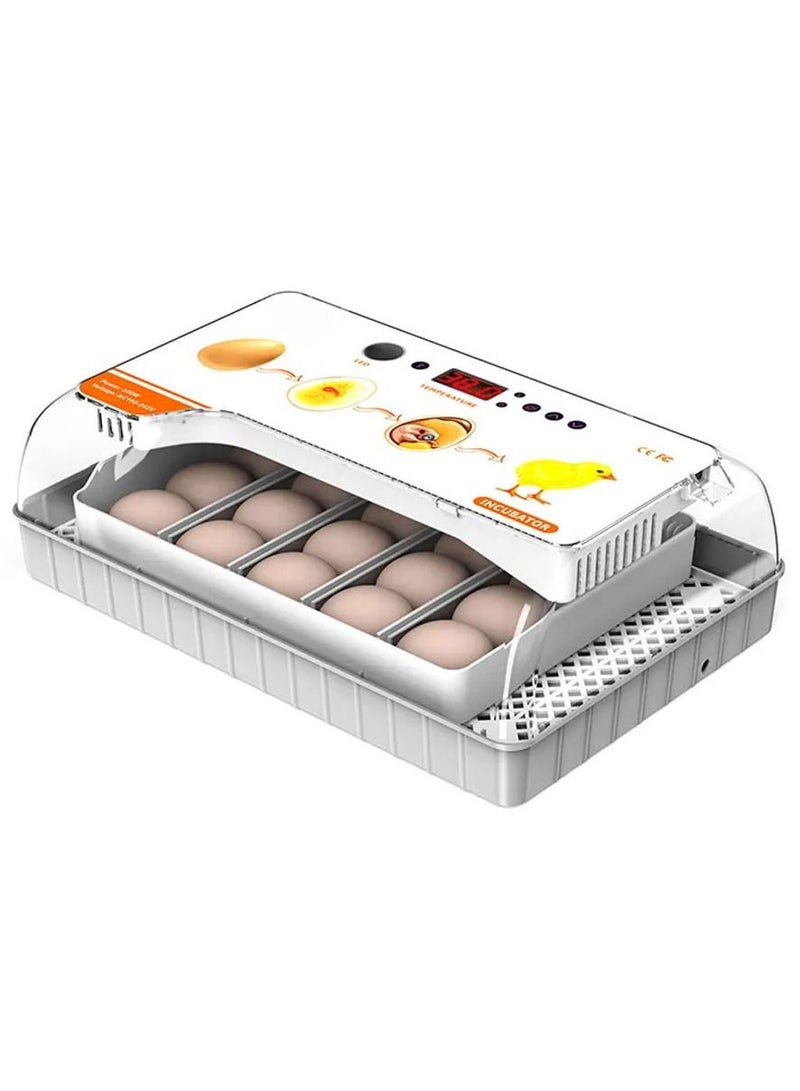 Chicken Egg Incubator for Hatching 20 Eggs Automatic Water Adding Egg Candler for Hatching Chicken Duck Quail Bird Eggs