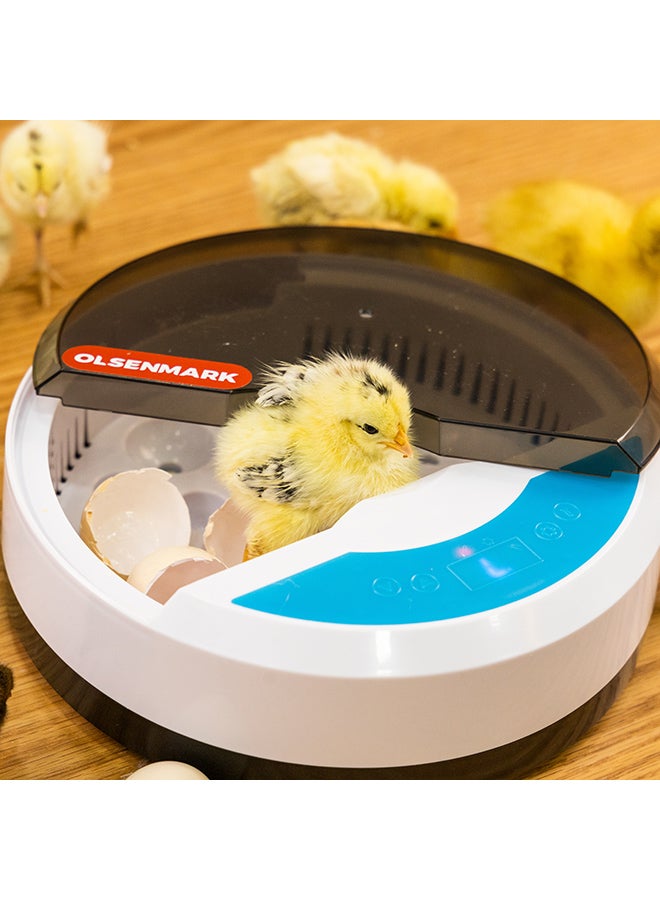 Digital Egg Incubator For Chicken Poultry Hatcher White