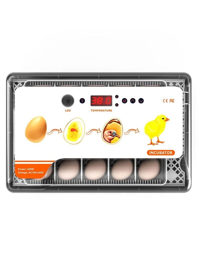 20 Egg Incubator with Automatic Egg Turning and Humidity Control