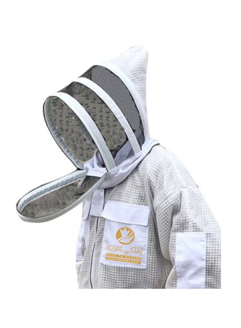 Ventilated 3-Layer Beekeeping Suit with Non-Flammable Mesh Material| Stay Ultra-Cool with Complete Protection from Bees