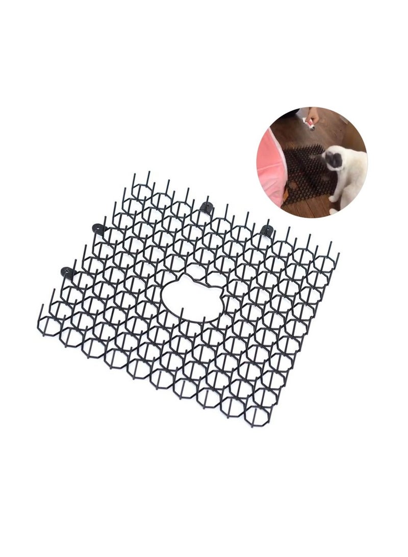 12 pcs Anti-cat Thorn Mat to Prevent Stepping Garden Balcony Cat Restricted Area Pad