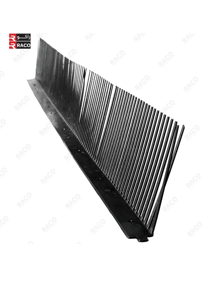 Plastic Bird Spike 1 Meter Pigeon Spikes for Outdoor Flexible Roof & Wall Bird Deterrent Spikes Black