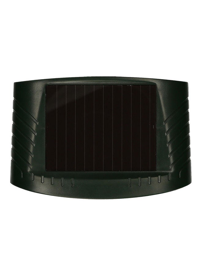 Solar Powered Ultrasonic Animal Scarer Black