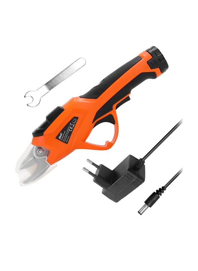 Electric Pruning Shear Hedge Trimmer Orange/Black 35cm