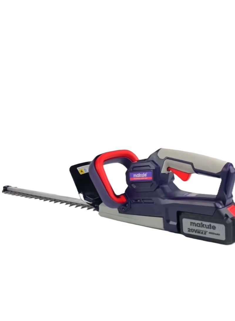 20V Cordless Hedge Trimmer - High Performance, 480mm Blade, 18,500 RPM, 400W Power - Lightweight & Ergonomic Design for Effortless Gardening- CHT121-2BL