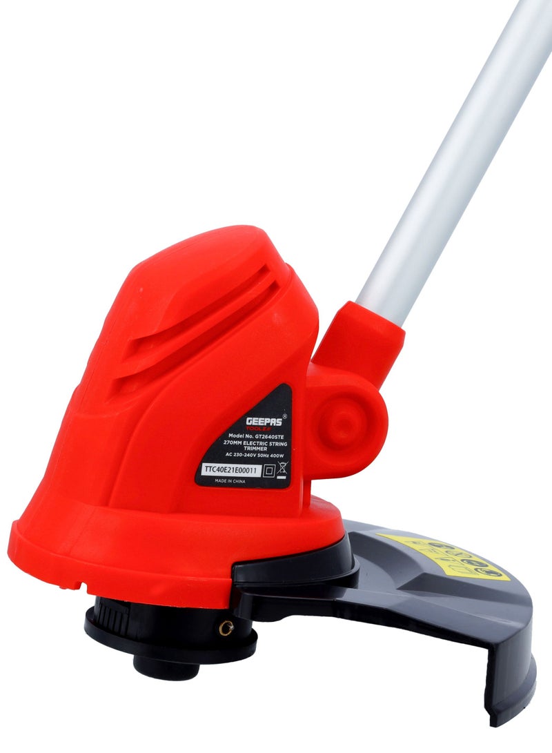 Electric String Trimmer, Electric Grass Trimmer| Lawn Trimmer & Edger Trimmer | 11,000 RPM No Load Speed | Adjustable Handle | Corded Lawn Trimmer, Telescopic Rod, Lightweight & Non- Slip