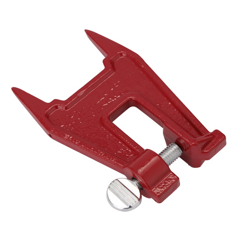 Iron Chainsaw Guide Bracket Gasoline Red 16 x 2.30 x 8.50cm