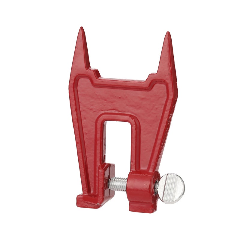 Iron Chainsaw Guide Bracket Gasoline Red 16 x 2.30 x 8.50cm