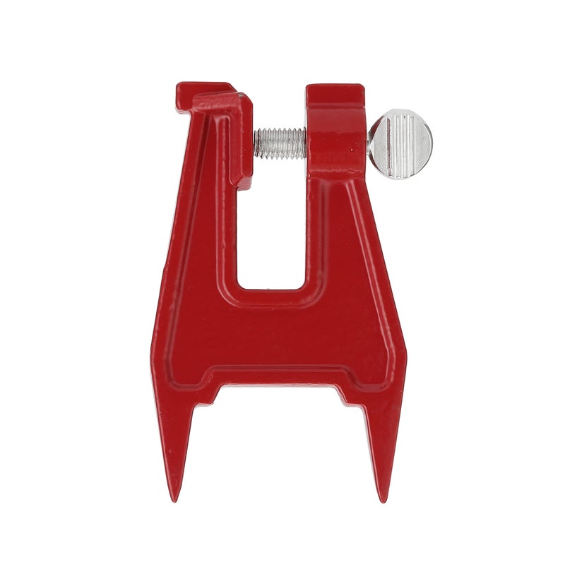 Iron Chainsaw Guide Bracket Gasoline Red 16 x 2.30 x 8.50cm