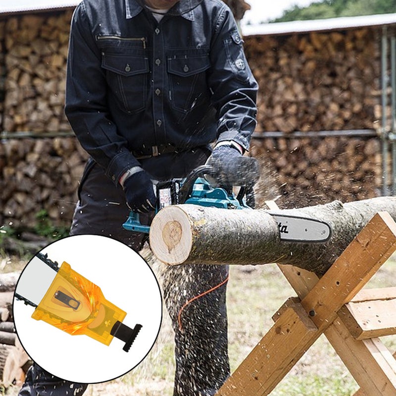 Chainsaw Chain Sharpening Kit Yellow 22 x 5 x 15cm