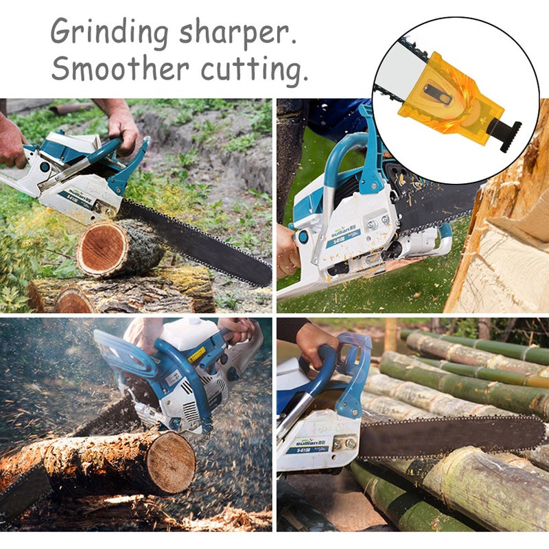 Chainsaw Chain Sharpening Kit Yellow 22 x 5 x 15cm
